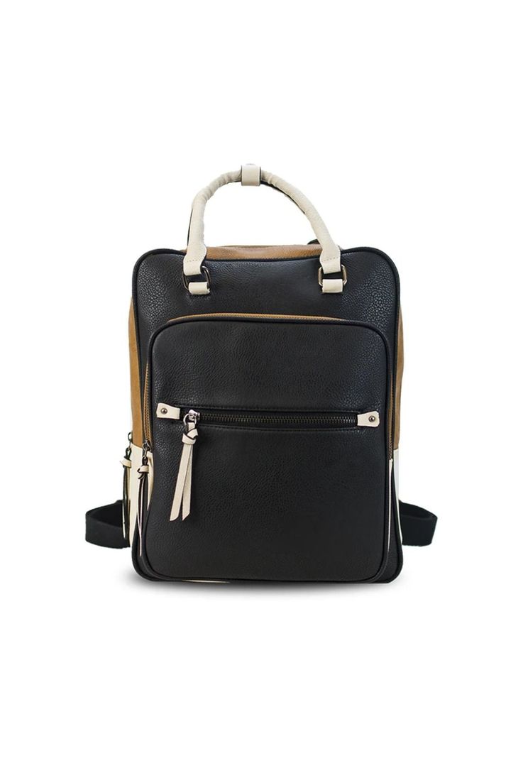 Mochila Caracas Negro Suela y Arena Lincoln's-1