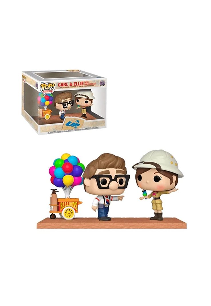 Funko Pop Moment Up Carl Ellie w/Balloon Cart 1152 Funko Pop