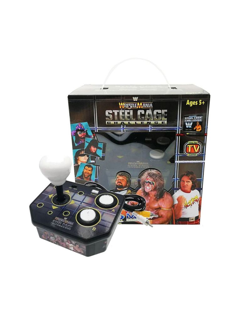 Juego De Video Arcade Wrestle Mania Steel Cage-0