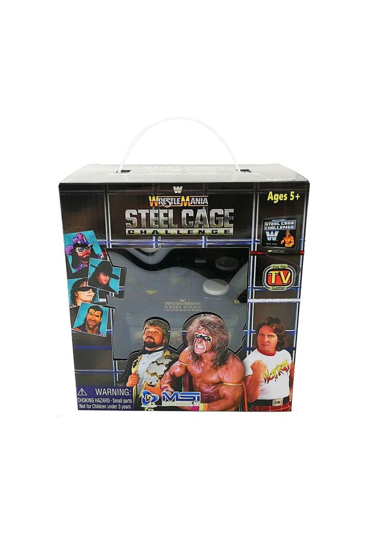 Juego De Video Arcade Wrestle Mania Steel Cage-2