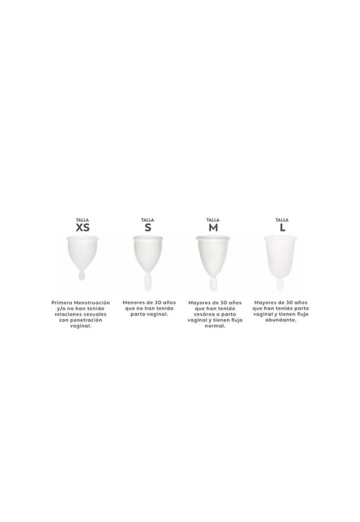 Copa Menstrual Mia Luna Blanca Talla Xs-2