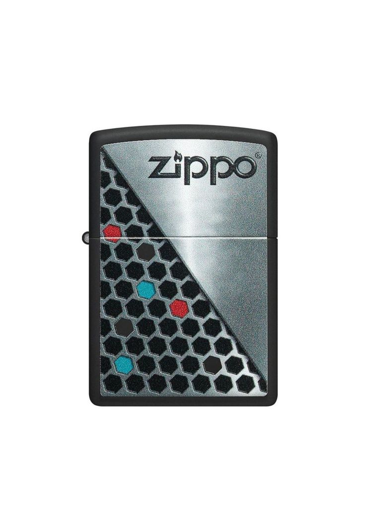Encendedor Zippo Hexagon Design Negro ZP48709-0