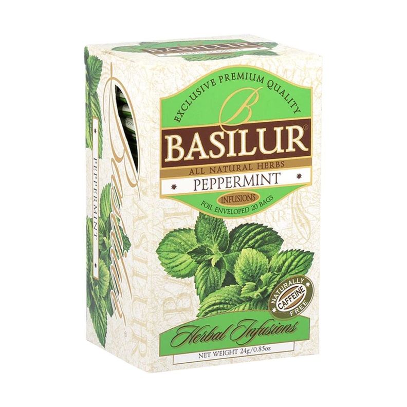 Te Basilur Infusion Menta Caja 25 bolsas-0