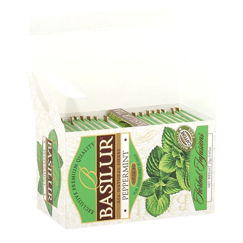 Te Basilur Infusion Menta Caja 25 bolsas-1