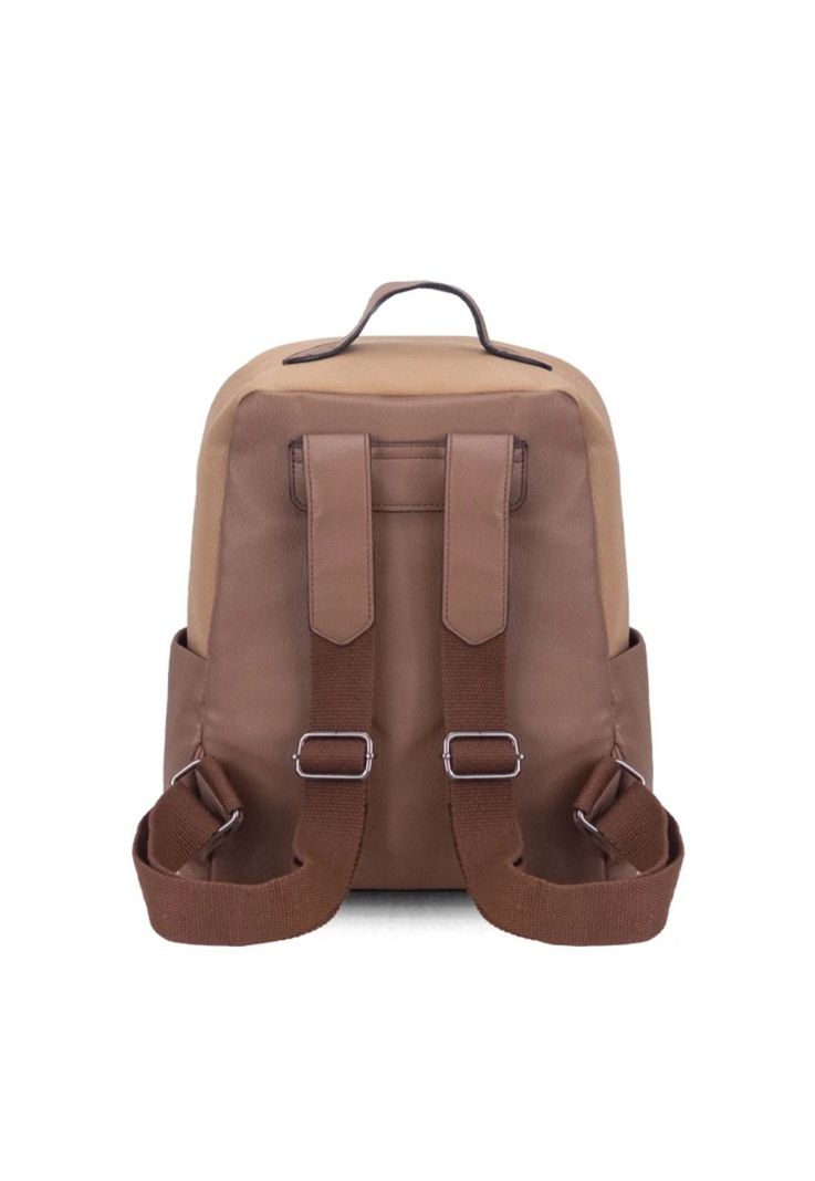 Mochila Calcuta Blanco Caramelo Lincoln's-2