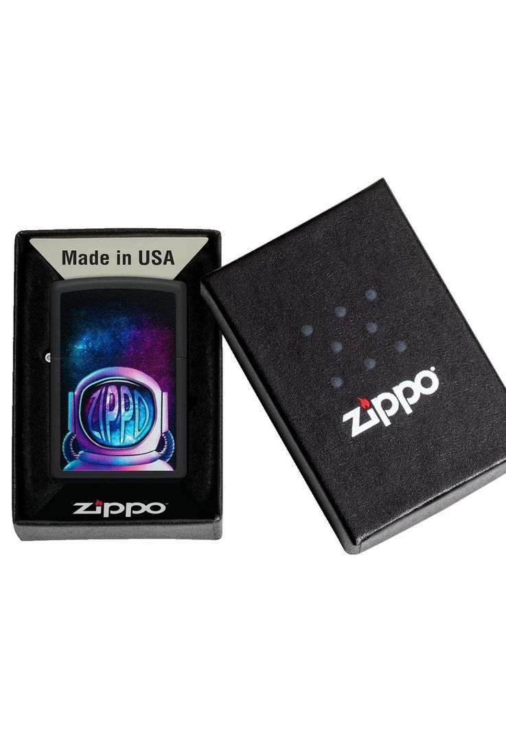 Encendedor Zippo Astronaut Design Negro ZP49773-3