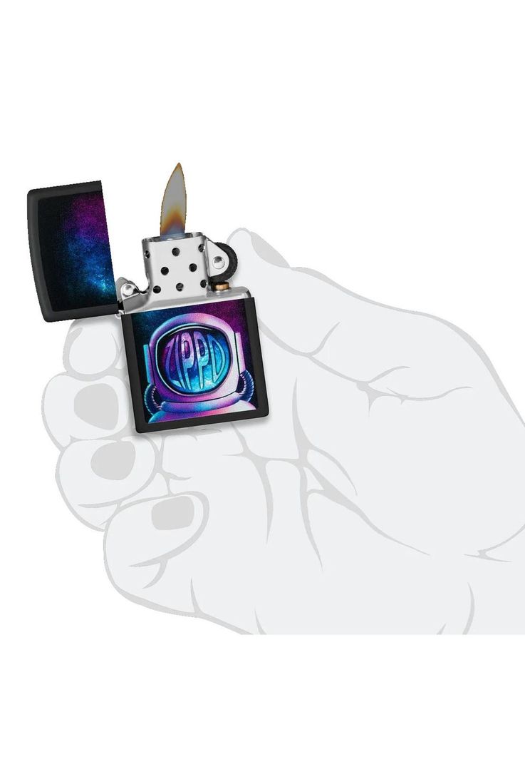 Encendedor Zippo Astronaut Design Negro ZP49773-4