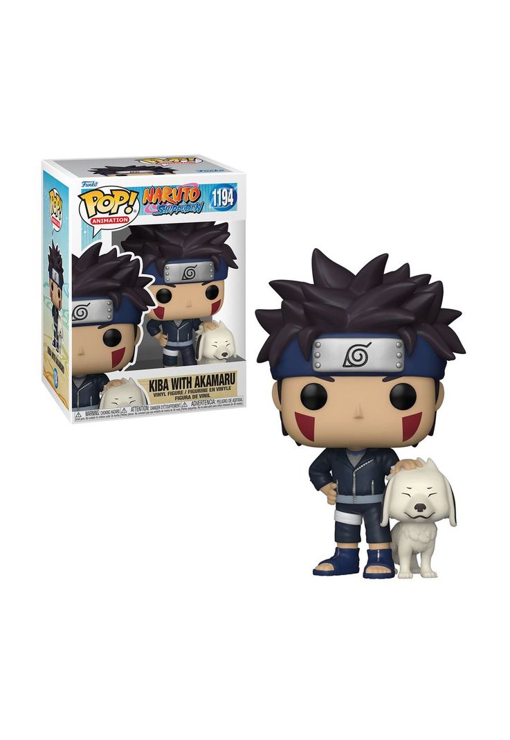 Funko Pop Animation Naruto Kiba w/Akamaru 1194-0