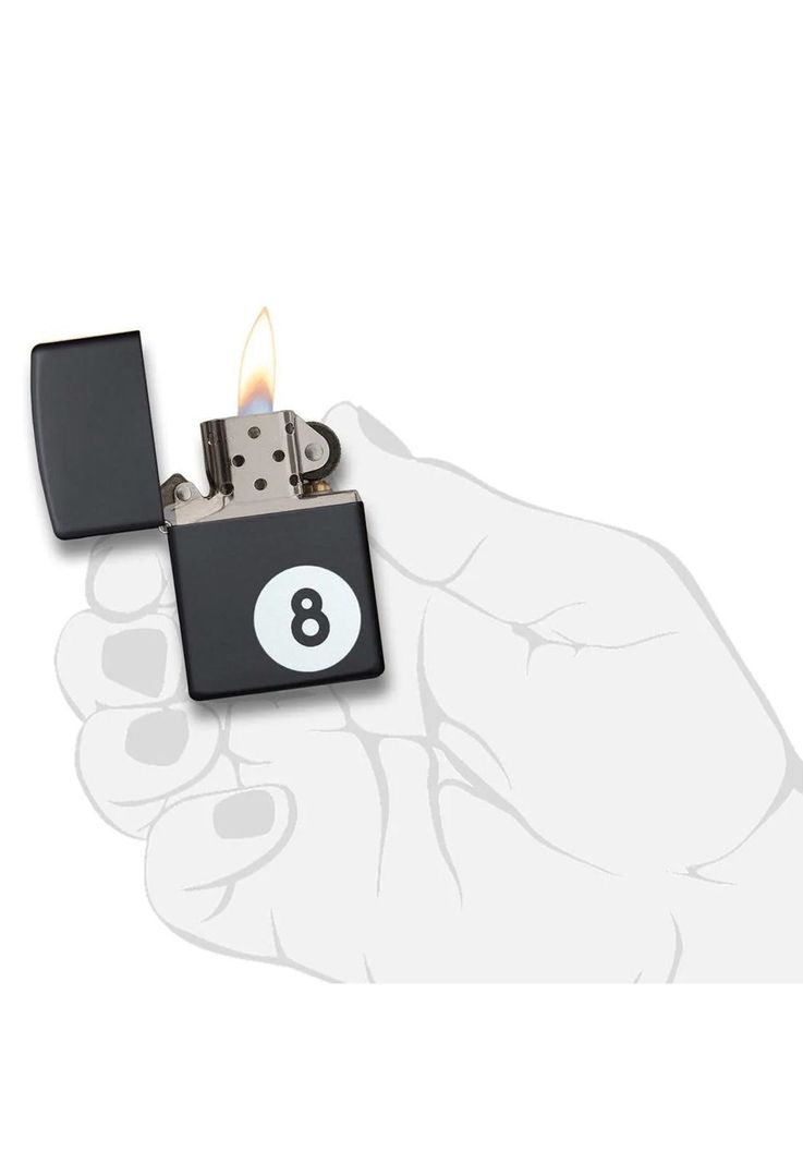 Encendedor Zippo 8-Ball Design Negro ZP28432-4