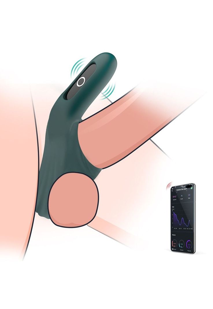 Anillo Vibrador a Control Remoto con APP Fun Town Rise-1