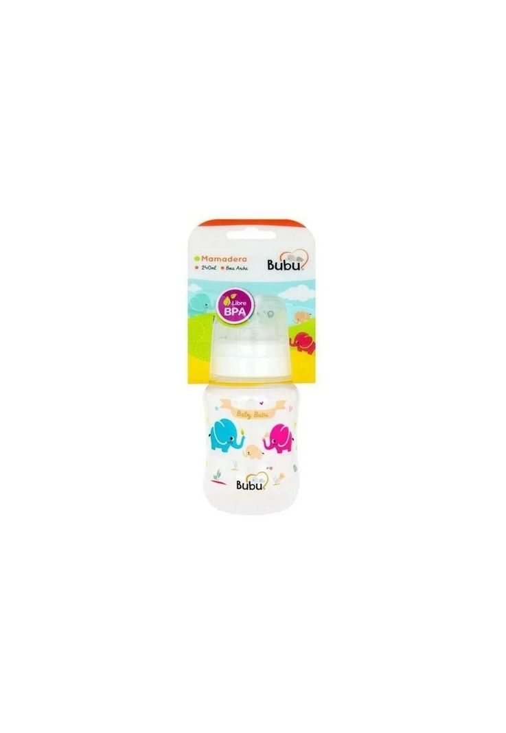 Bubu Mamadera Boca Ancha 240ml-0