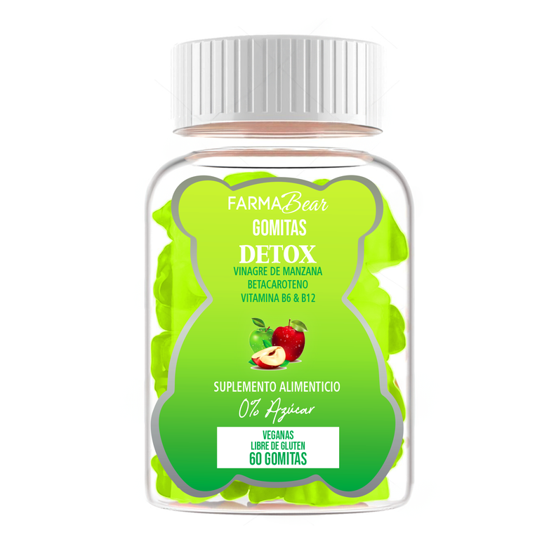 Vinagre De Manzana Detox + Vitaminas Pack 2 Frascos-1