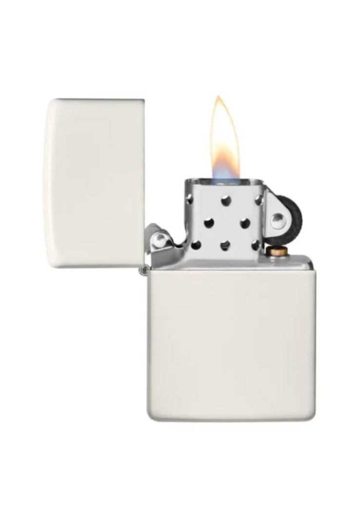 Encendedor Zippo Glow In The Dark Matte Blanco ZP49193 (Talle:Tamaño Único)-1