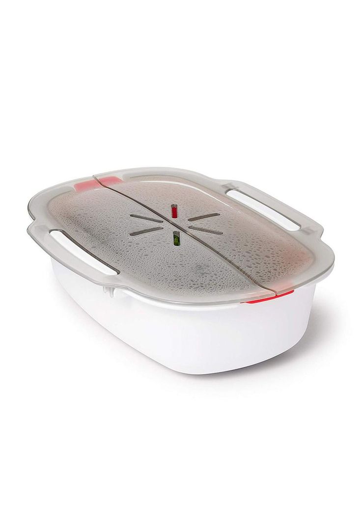 Bowl Plastico Vaporizador De Microondas Color Naranja-3