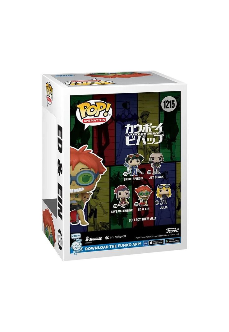 Funko Pop Animation Cowboy Bebop Ed and Ein 1215-3