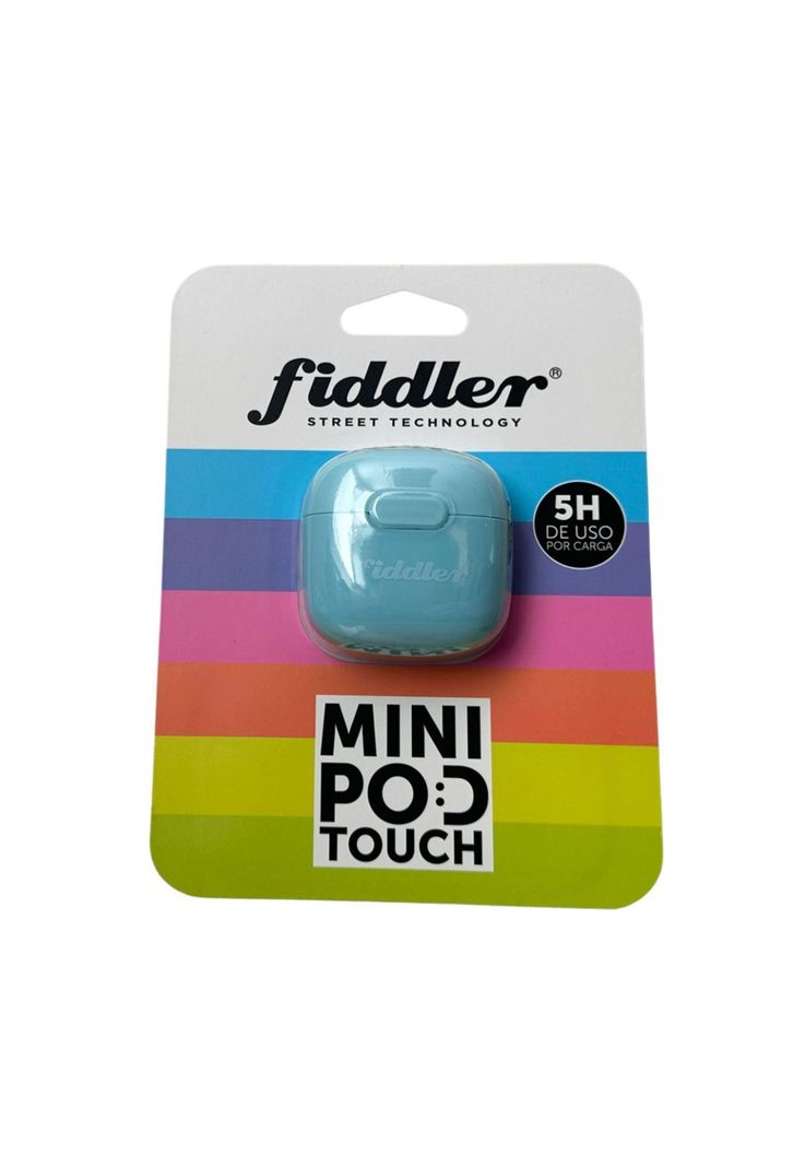 Audifono Fiddler Colors Azul Mini Pod Touch Inalambrico-1