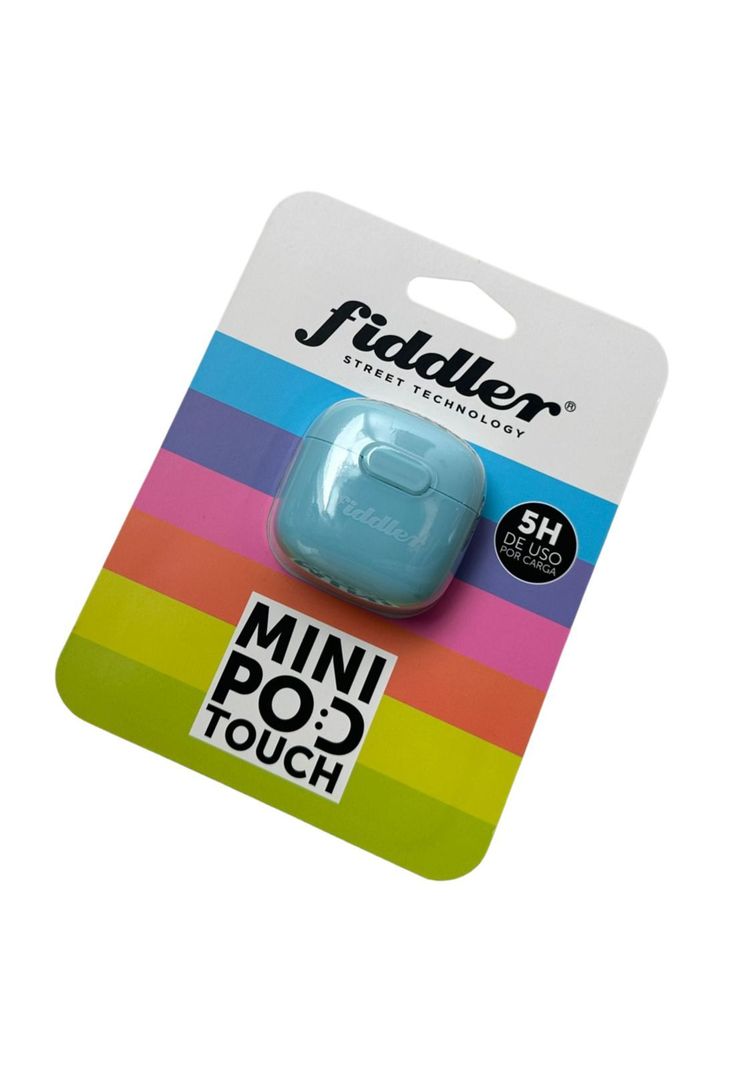 Audifono Fiddler Colors Azul Mini Pod Touch Inalambrico-2