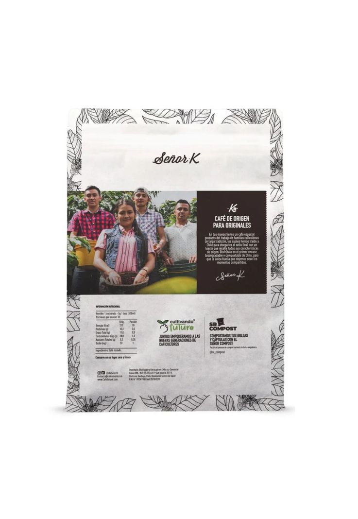 Café de Colombia Finca Sausalito 250gr Molido Señor K-1