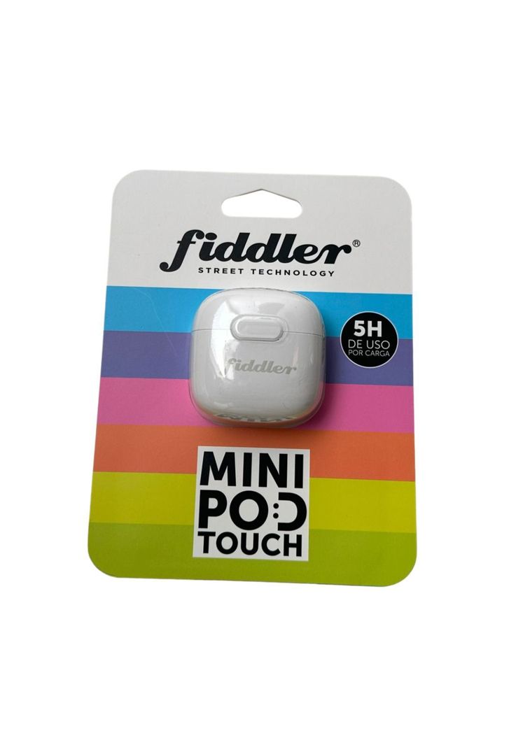 Audifono Fiddler Colors Blanco Mini Pod Touch Inalambrico-1