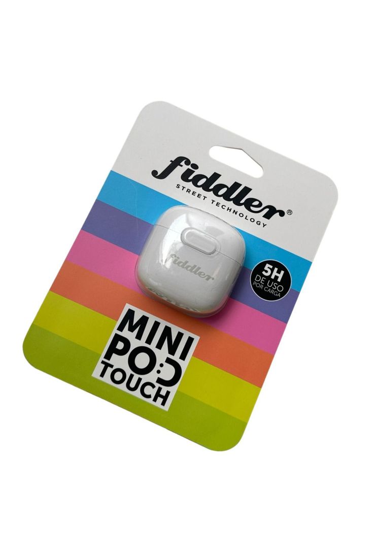 Audifono Fiddler Colors Blanco Mini Pod Touch Inalambrico-2