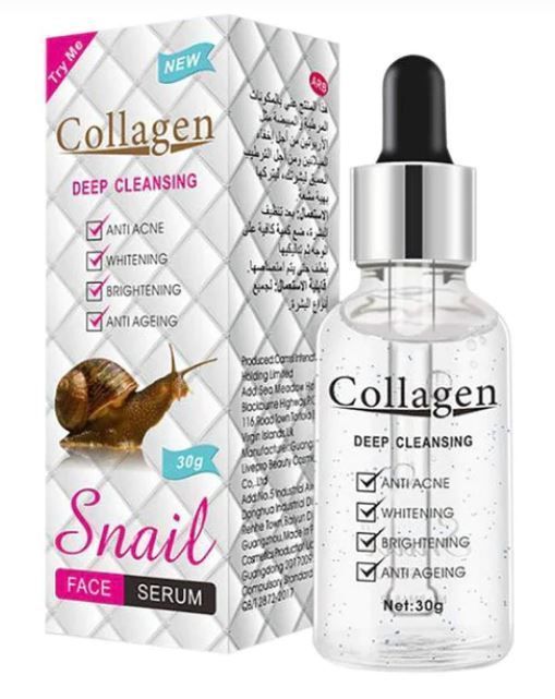 Serum Colágeno Baba Caracol Antiarrugas Blanqueador Facial-0