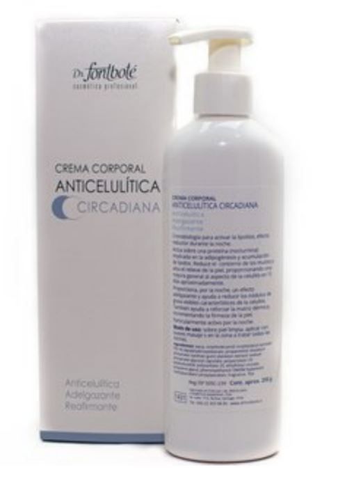 CREMA CORPORAL ANTICELULÍTICA
CIRCADIANA
Anticelulítica / Adelgazante / Reafirmante-0