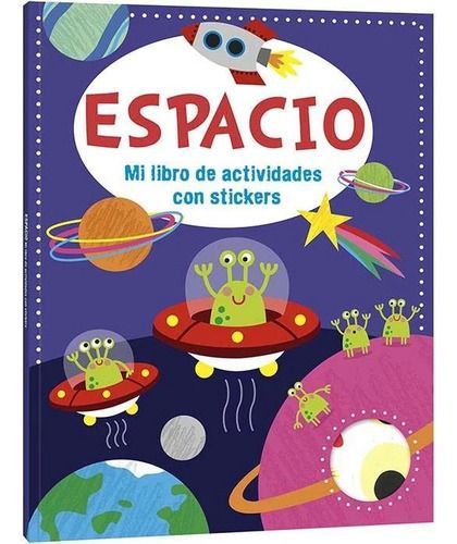 Libro De Actividades Espacio C/stickers - Original Lexus Verde Pastel