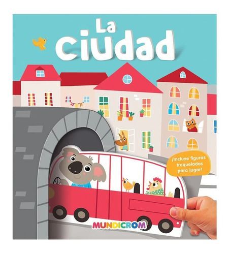 La Ciudad - Libro Troquelado Verde Pastel