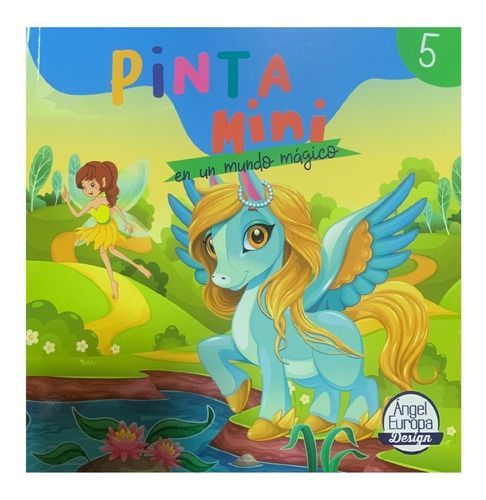 Pinta Mini En Un Mundo Magico, Libro 5 Verde Pastel