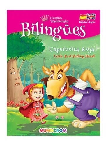 Bilingues Caperucita Roja - Little Red Riding Hood Rojo Brillante