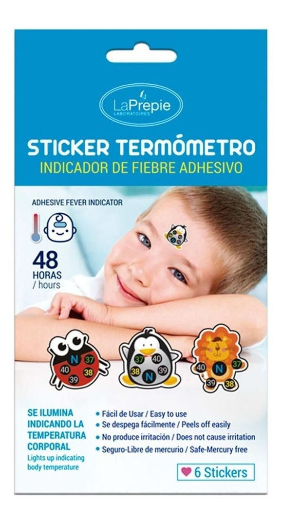 Pack X10 Sticker Termometro Kids-1