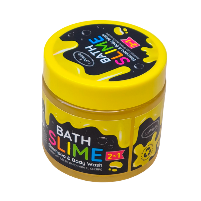 Shampoo + Gel de ducha -  Bath Slime 2en1 ( slime para el baño - tina -pelo ) AMARILLO-1