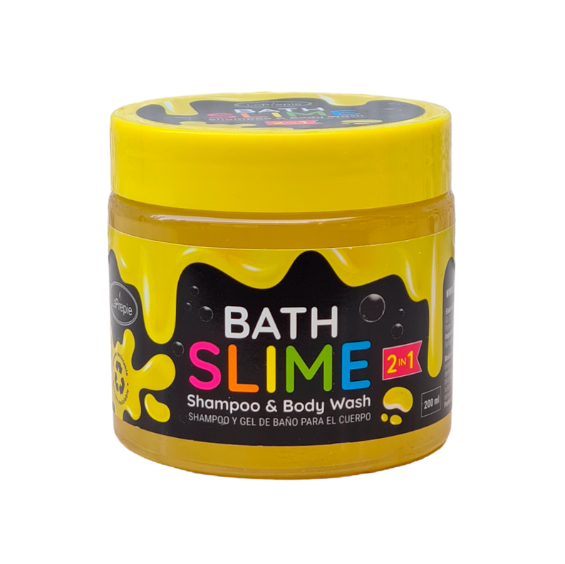 Shampoo + Gel de ducha -  Bath Slime 2en1 ( slime para el baño - tina -pelo ) AMARILLO-0