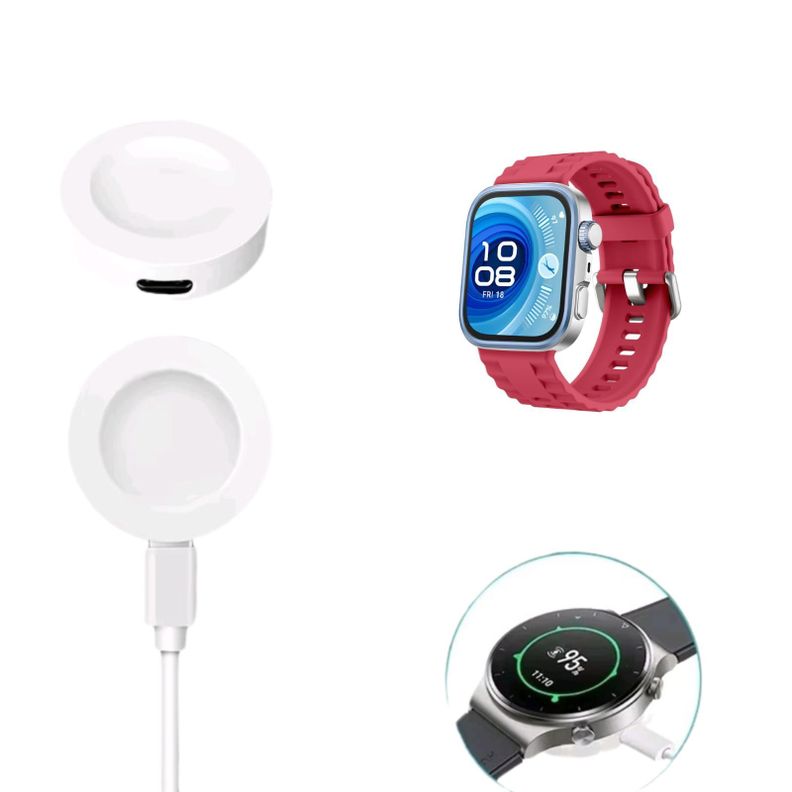 Cargador Compatible Huaweiwatch Gt6 Gt5 Fit 5 Pro 3-4 Usb-c
