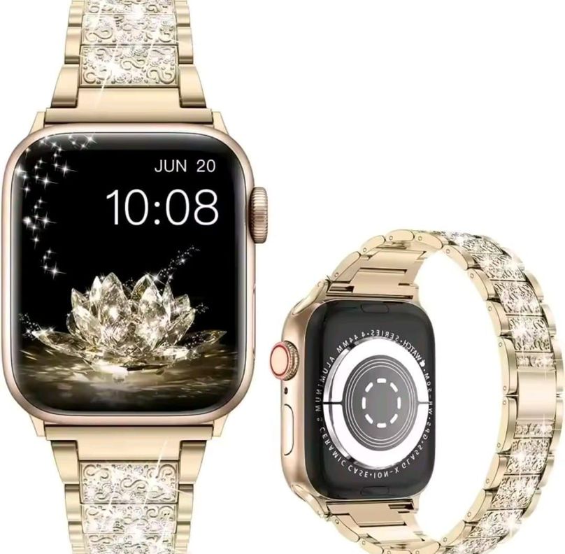 Correa Metal Compatible Apple Watch 42-49mm Se1-se8 Y Se10