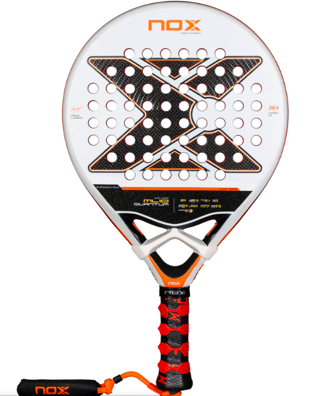 Pala de Padel Ml10 Quantum 3K by Miguel Lamperti 2025+Overgrip-0