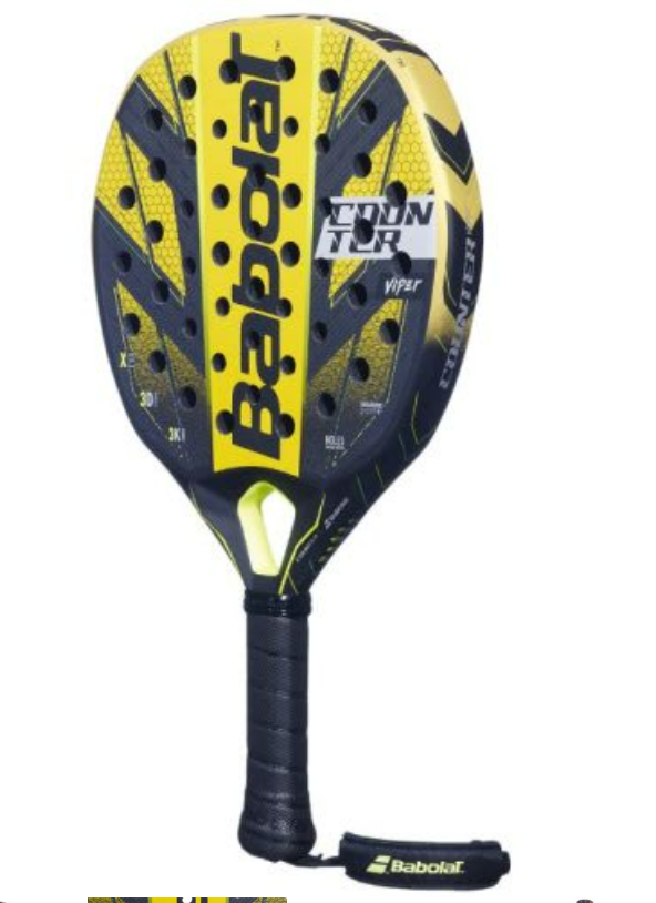 Pala de Padel Babolat Counter Viper 2024 + Overgrip-1