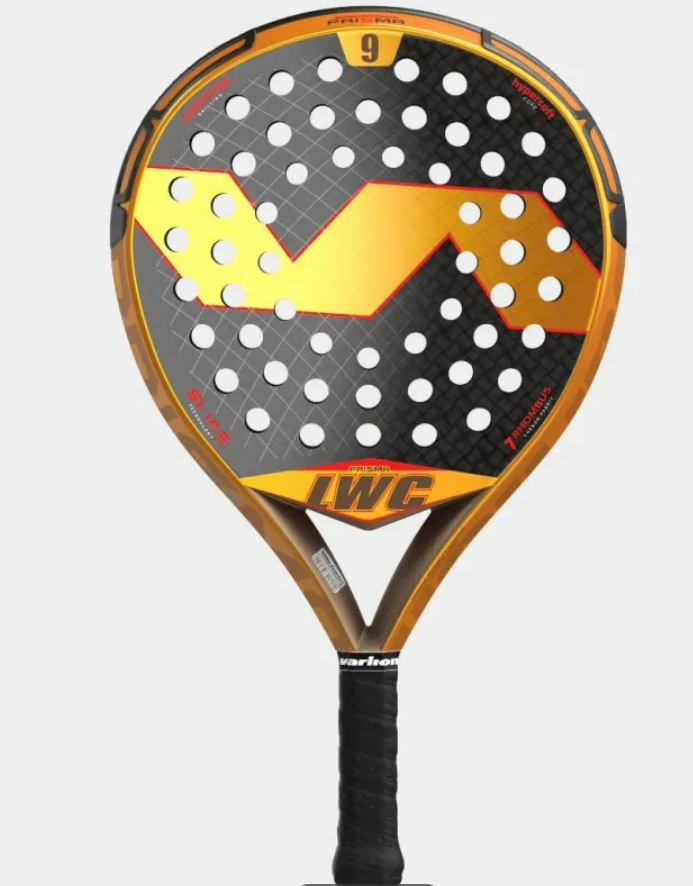 Pala de Padel LW Prisma Carbón 9 Varlion + Overgrip-0