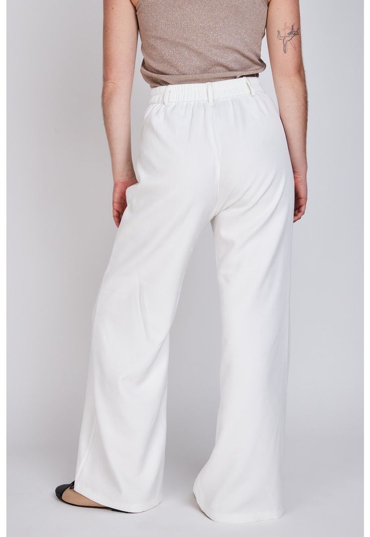 Pantalón Sastrero Filipa  Blanco Eclipse-0