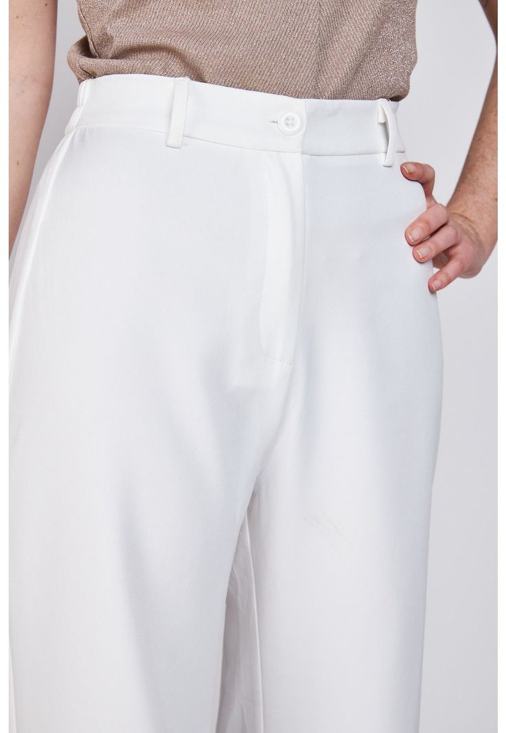Pantalón Sastrero Filipa  Blanco Eclipse-2