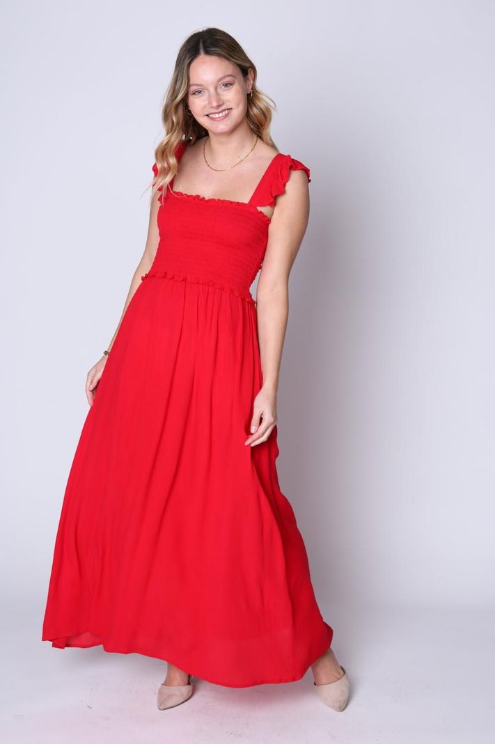 Vestido Lucía Rojo Eclipse