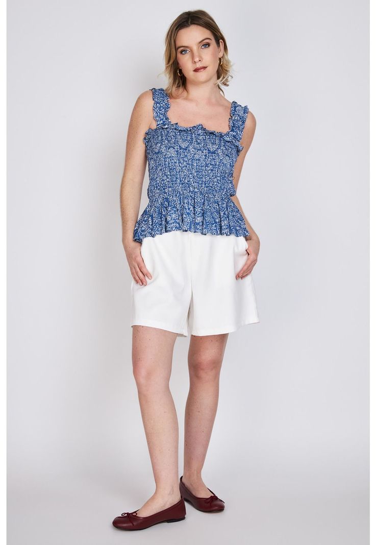 Blusa Panal de Abeja Magui Azul Eclipse-3