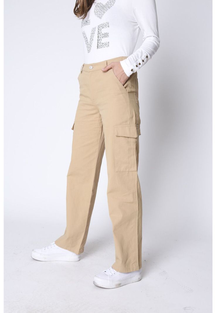 Pantalón Jo Beige Eclipse-0