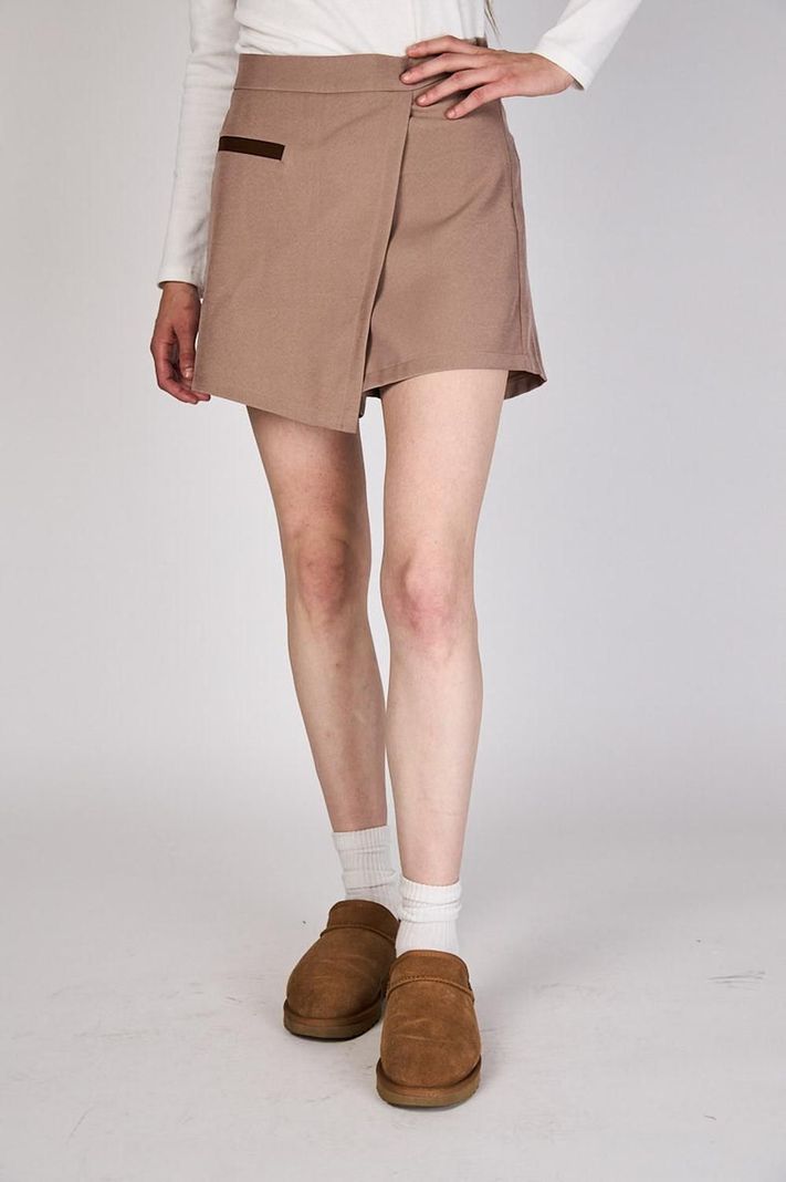 Falda Short Emilia Taupe ATR by Eclipse-0