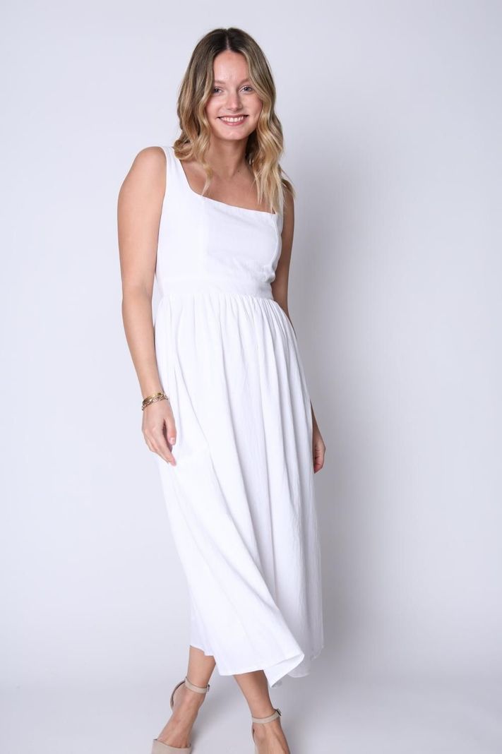 Vestido Javiera Blanco Eclipse