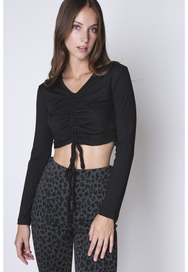 Polera Amelie Negro Atrevida-0
