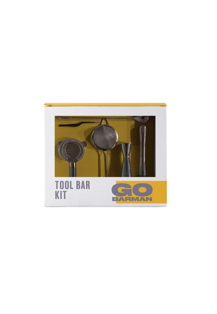 Barman Set Negro Go Barman