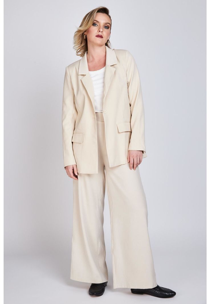 Pantalón Wide Leg Leticia Beige Eclipse-3