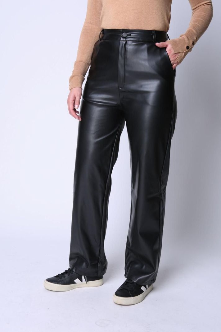 Pantalón Cuerina Magdalena Negro Eclipse-0