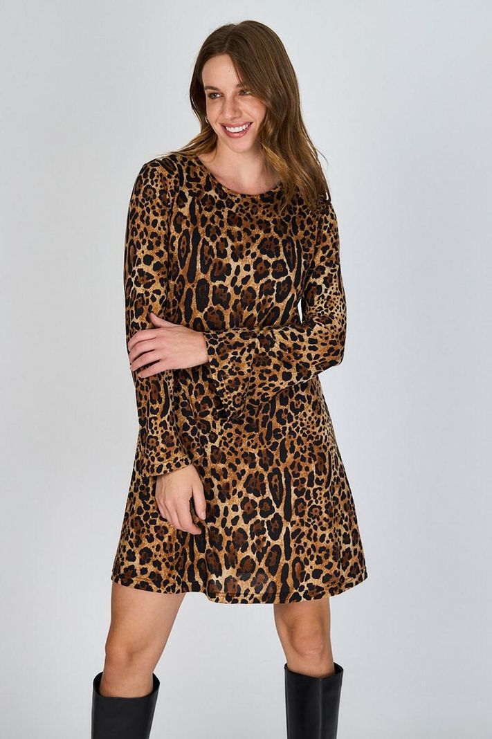 Vestido Animal Print Isi Eclipse-0